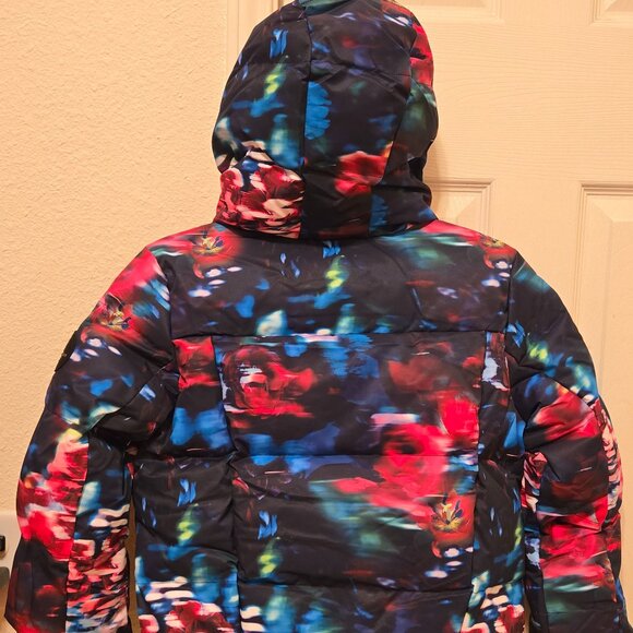 Obermeyer Isla Jacket Teen Size M 10-12, Color Bloominescense, NEW Hooded - Picture 5 of 15
